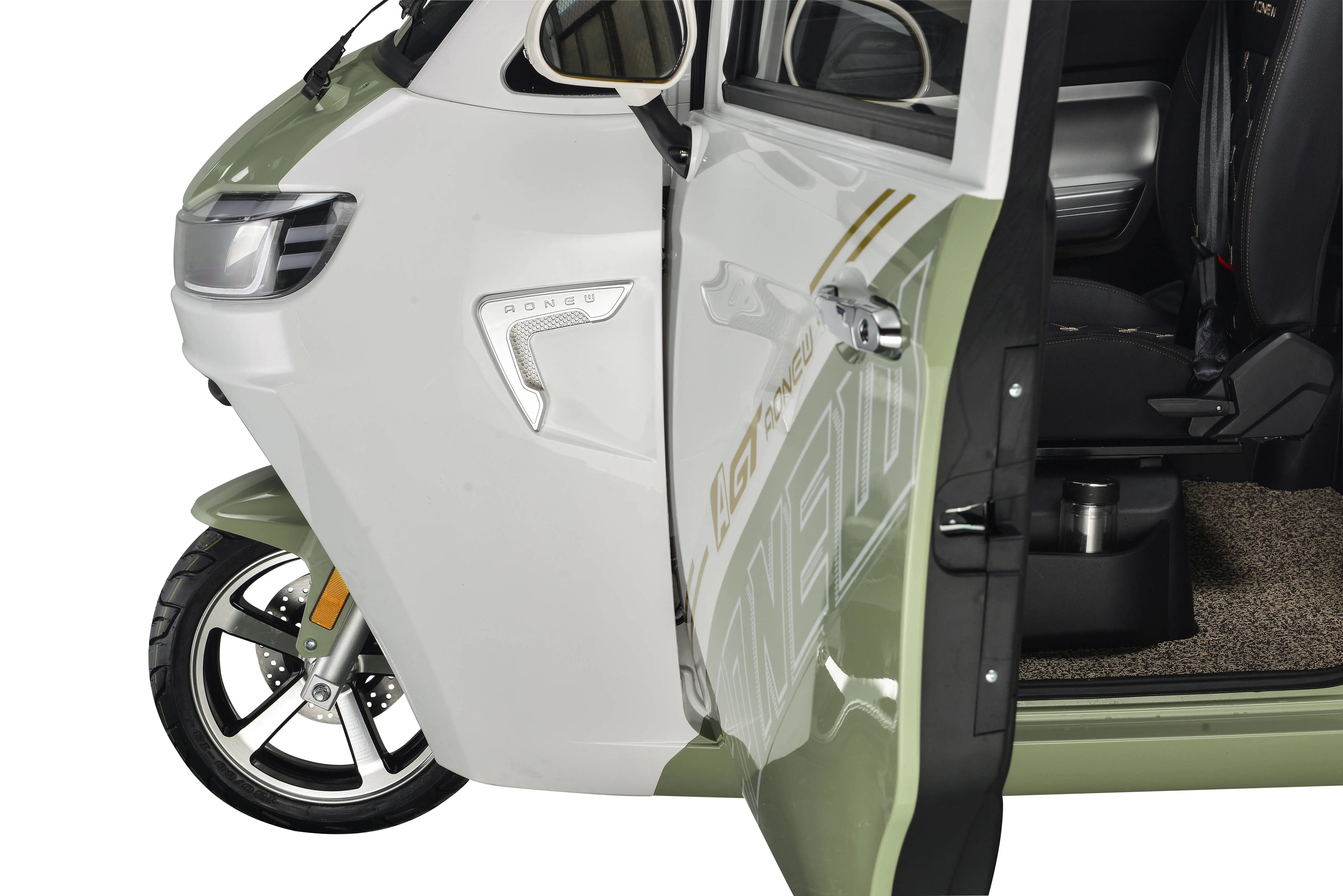 Hot 3-Wheel 1000W Electric Motorcycle 2-Seater Mini Car for Adults Closed Body Type for Cargo and Passenger Use