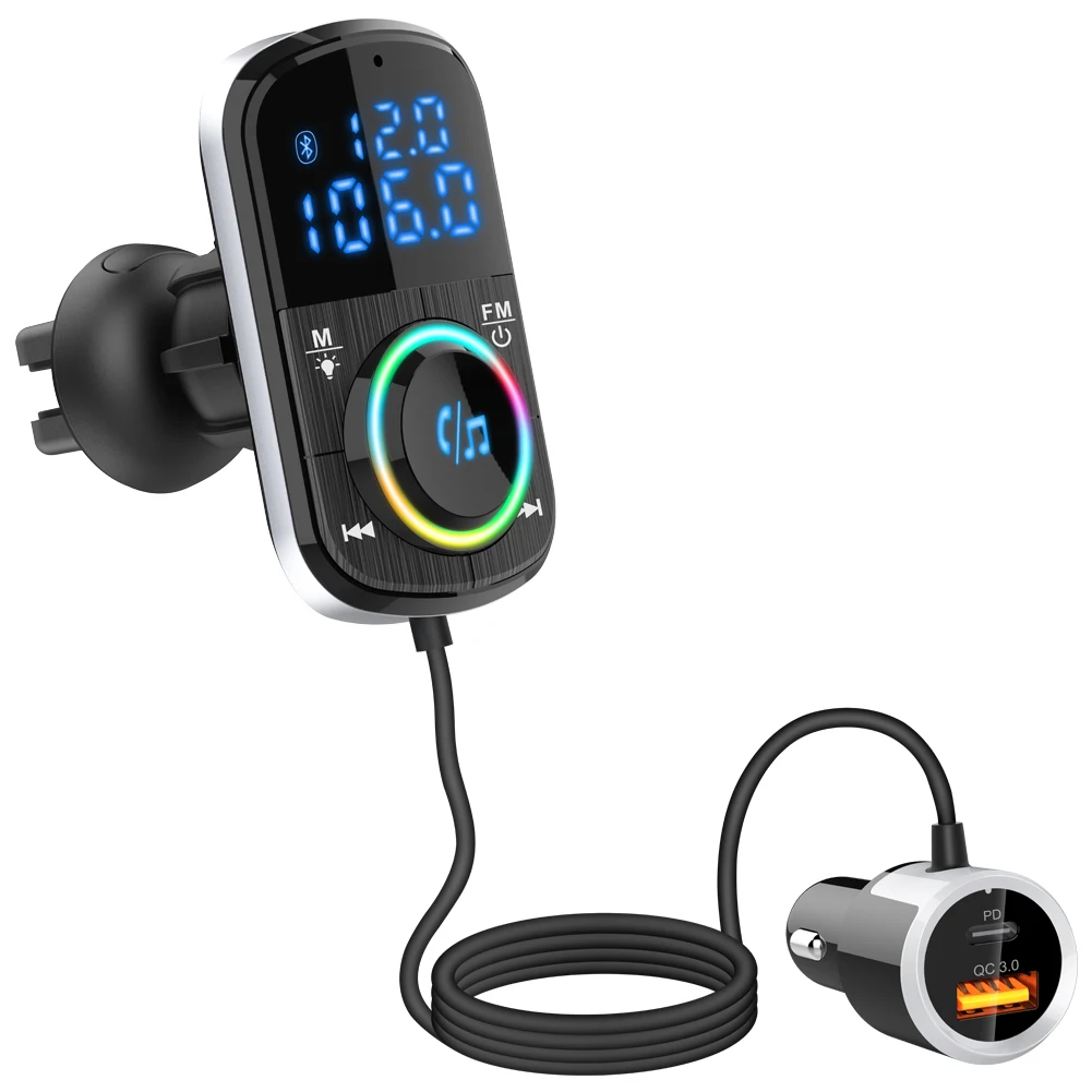 New arrival Car kit hands free car MP3 Player Kit Wireless car FM Transmitter with big button BC71