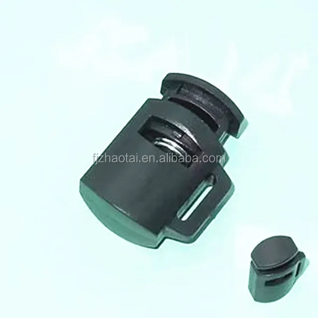 wholesale cord lock stopper elastic ropes cord lock plastic cord rope lock double5mm 7mm  10mm holes stopper