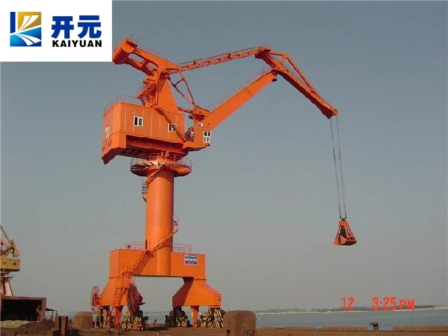 Kaiyuan Portal Crane Offshore Pedestal Marine Deck Crane Pedestal Jib Crane Color Customization