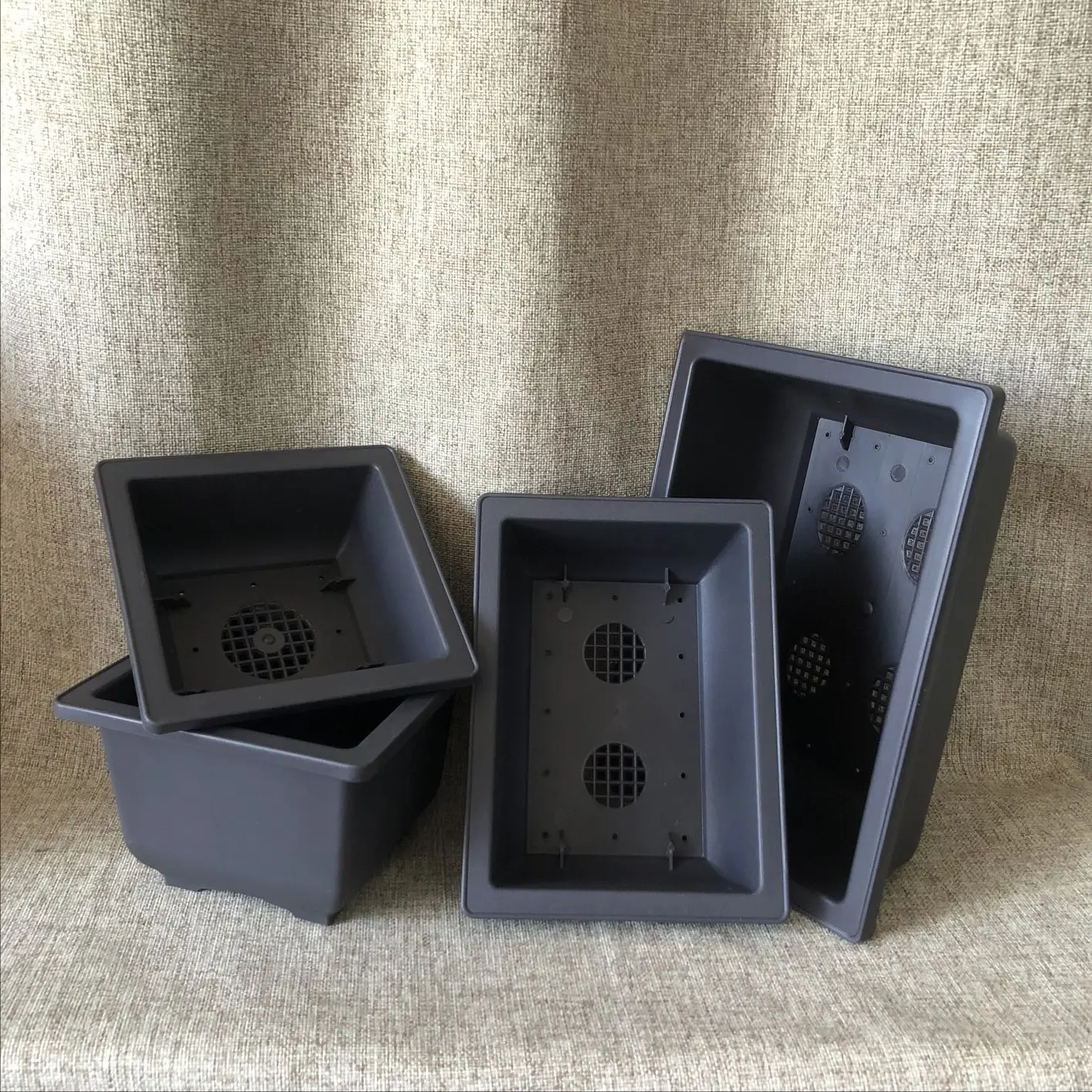 29*21*10.5cm 3500ml rectangle bonsai pots succulent planter garden pot flower pot plastic garden