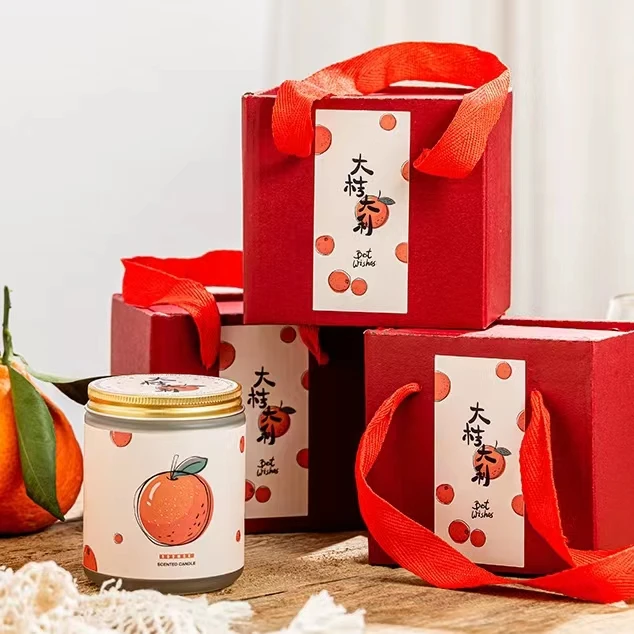 Home Decor Glass Jar Private Label Scented Candle Luxury Soy Wax Scented Candles Promotional Candle Gift Set for Festival