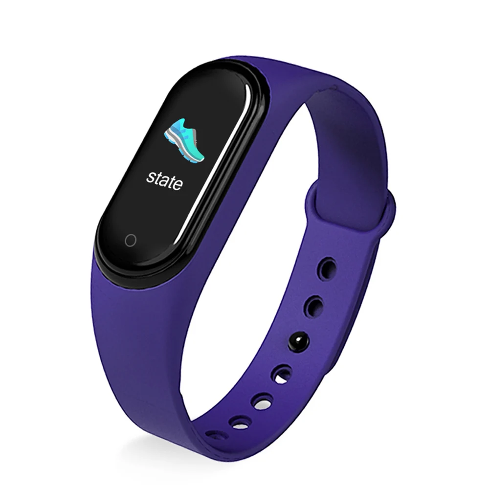 New M5 Music Play Heart Rate Smart Band Bracelet Watch IP68 Waterproof Smartwatch