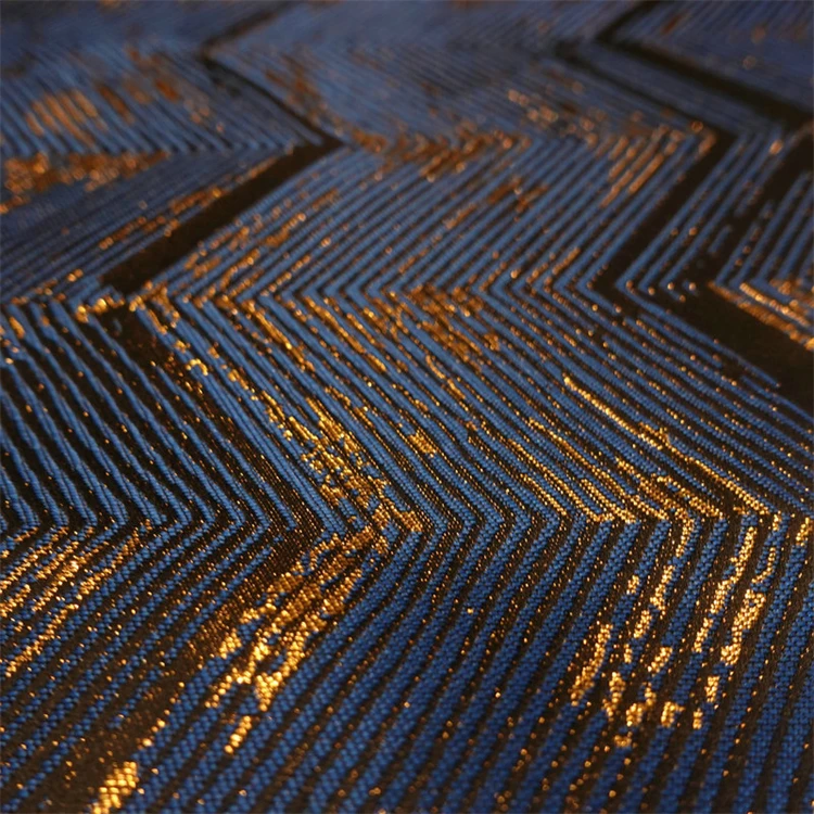 Wholesale Luxury Cushion Table Fabric Glitter Satin Silk Metallic Brocade Lurex Jacquard Polyester Fabric