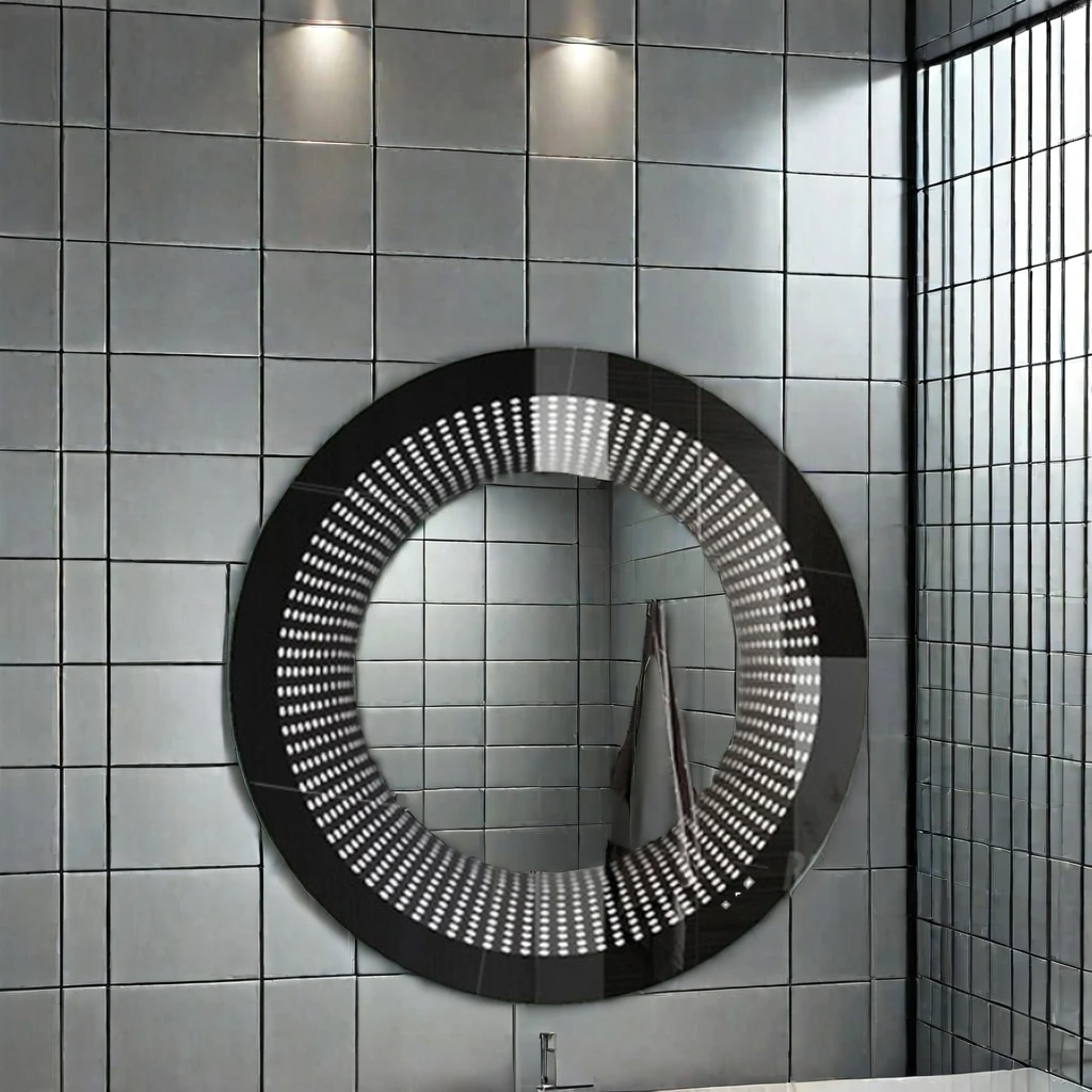 Декоративное светодиодное зеркало с задней крышкой для гостиной, ванной, спальни, ванных комнат, стильное зеркало для домашнего декора