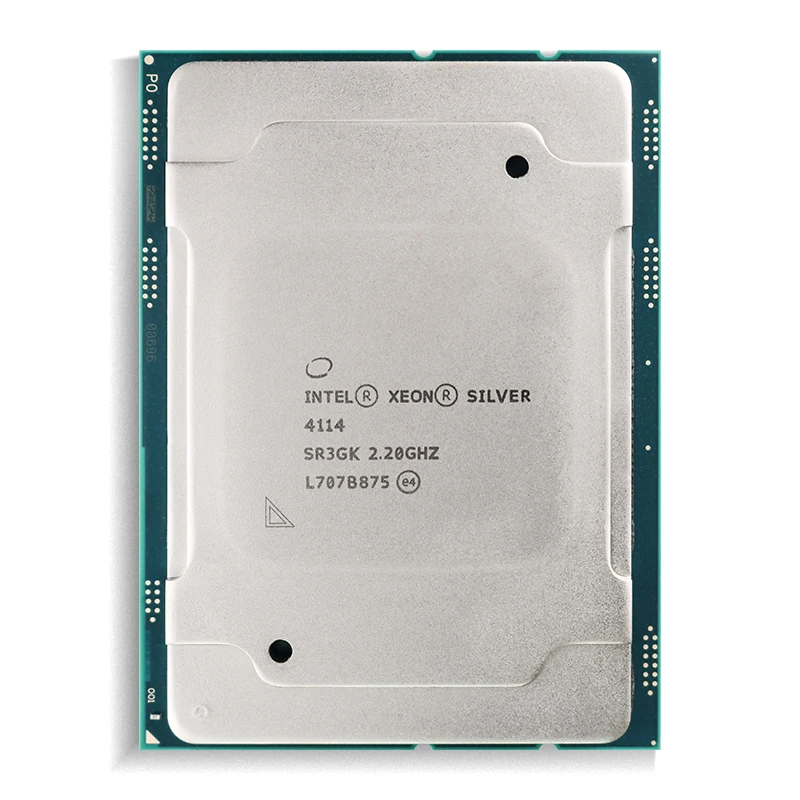 Server CPU for intel xeon silver 4114 SR3GK processor LGA 3647 2.2Ghz 10-Core 85W 4116 4108 4208 cpu cooler