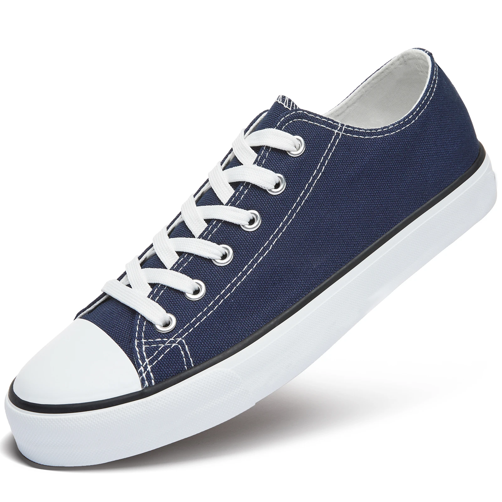 Factory wholesale solid color canvas shoes fashion custom casual shoes non-slip comfortable walking shoes for men and women