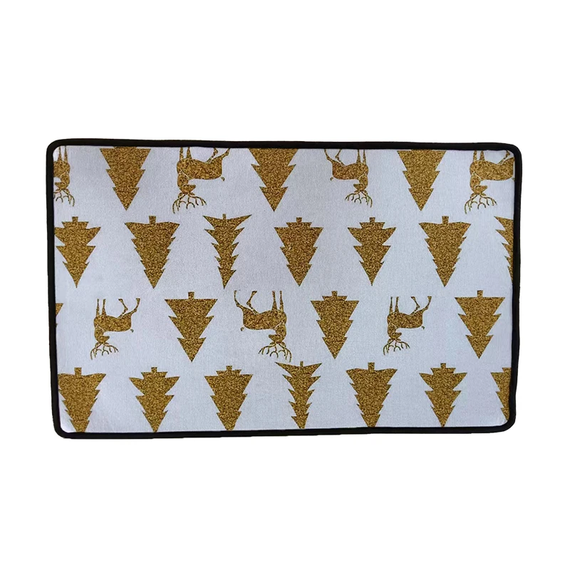 Christmas Doormat Microfiber Carpet Rug Tapetes Navidad Alfombra Microfibra Custom Door Mat