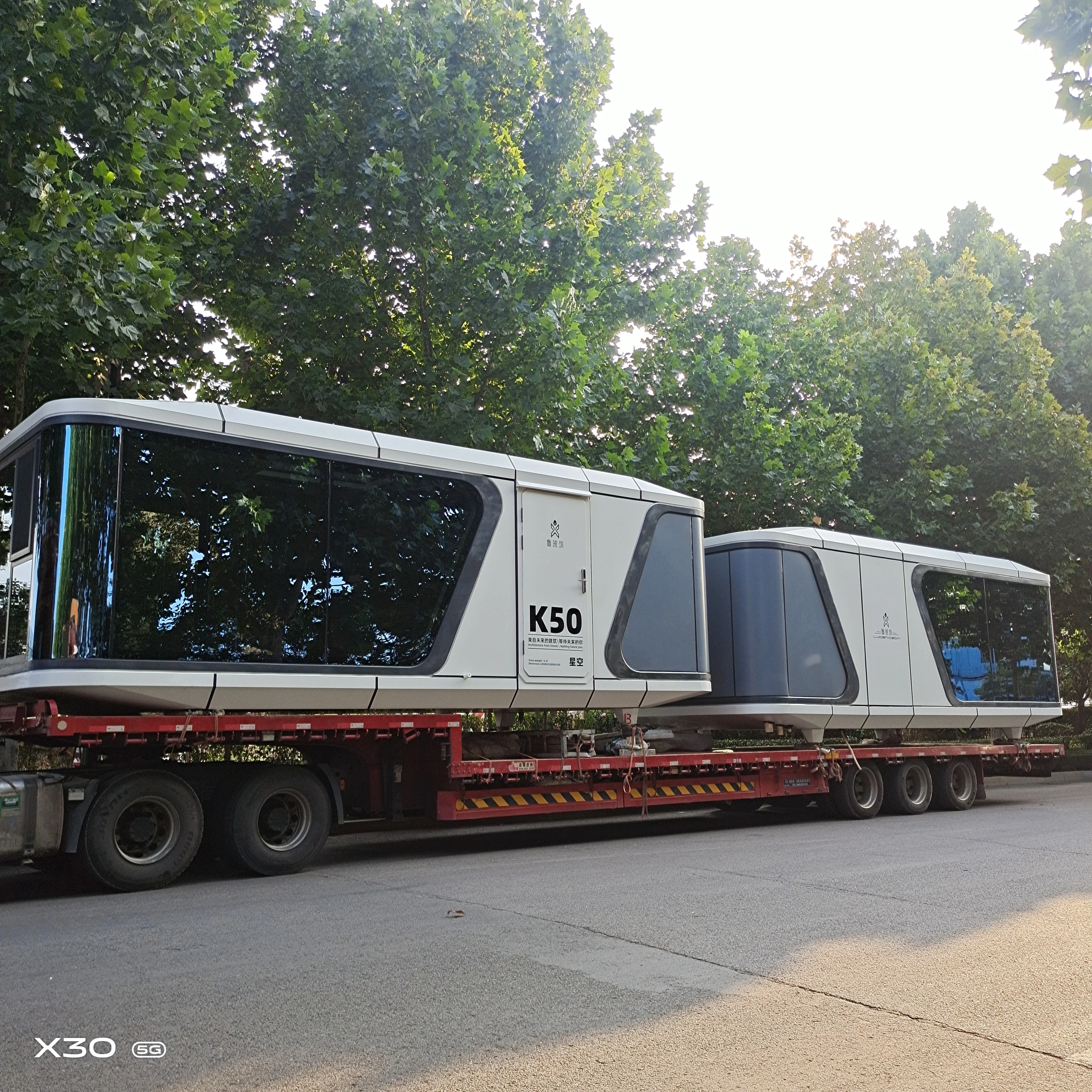 K50 High-end luxury quality spacecraft mobile home hotel cabin prefabricated container small capsule room with kitchen &bathroom