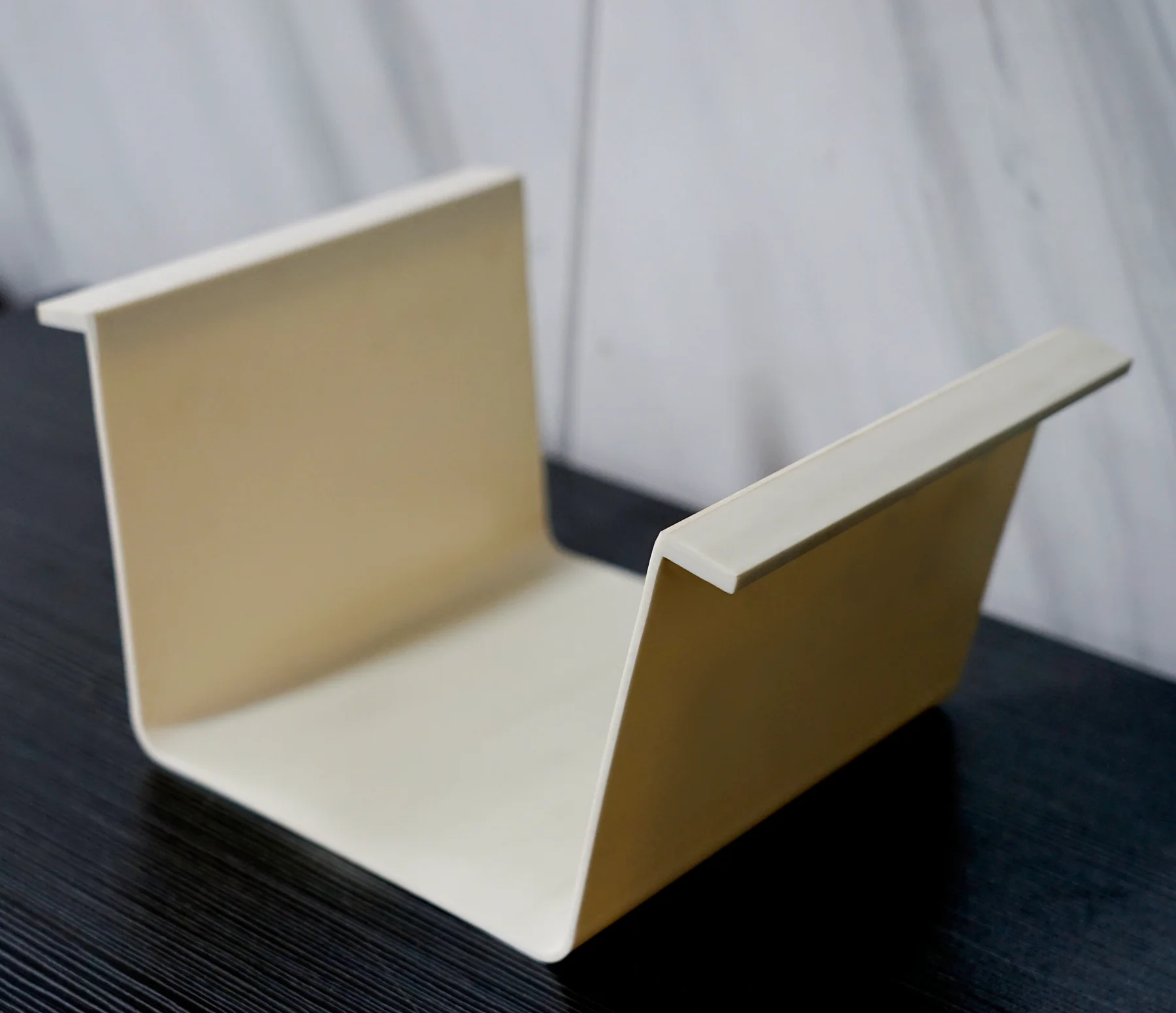 China Factory U Channel Profile PVC Roof Gutter 120x160mm PVC Rainwater Gutter for Villa Use