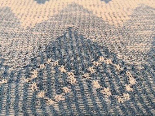 
Fashion style jacquard triangle pattern batwing sleeve oversized cos cape knitted pullover sweater for ladies 