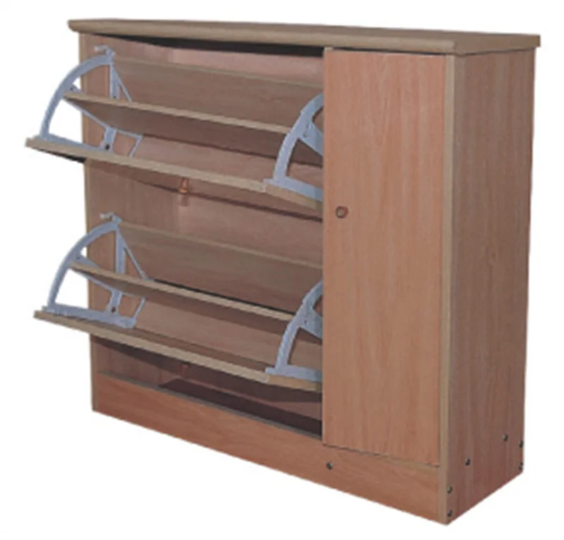 Furniture Hardware Modern Style Black Plastic Shoe Rack Bracket