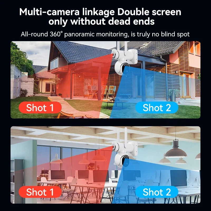 Камера видеонаблюдения REOLINK Duo 2K 4G LTE с двойным объективом 360 градусов