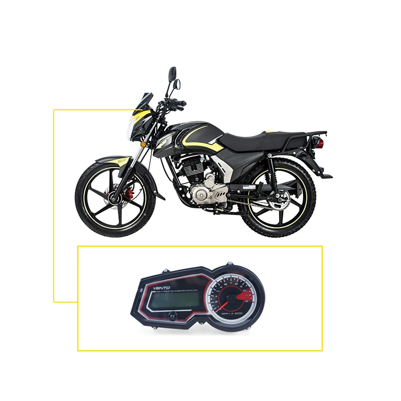 tacometros original para motocicletas 125 150cc CG Moto Digital RPM Fuel Speed Meter Vento original velocimetro