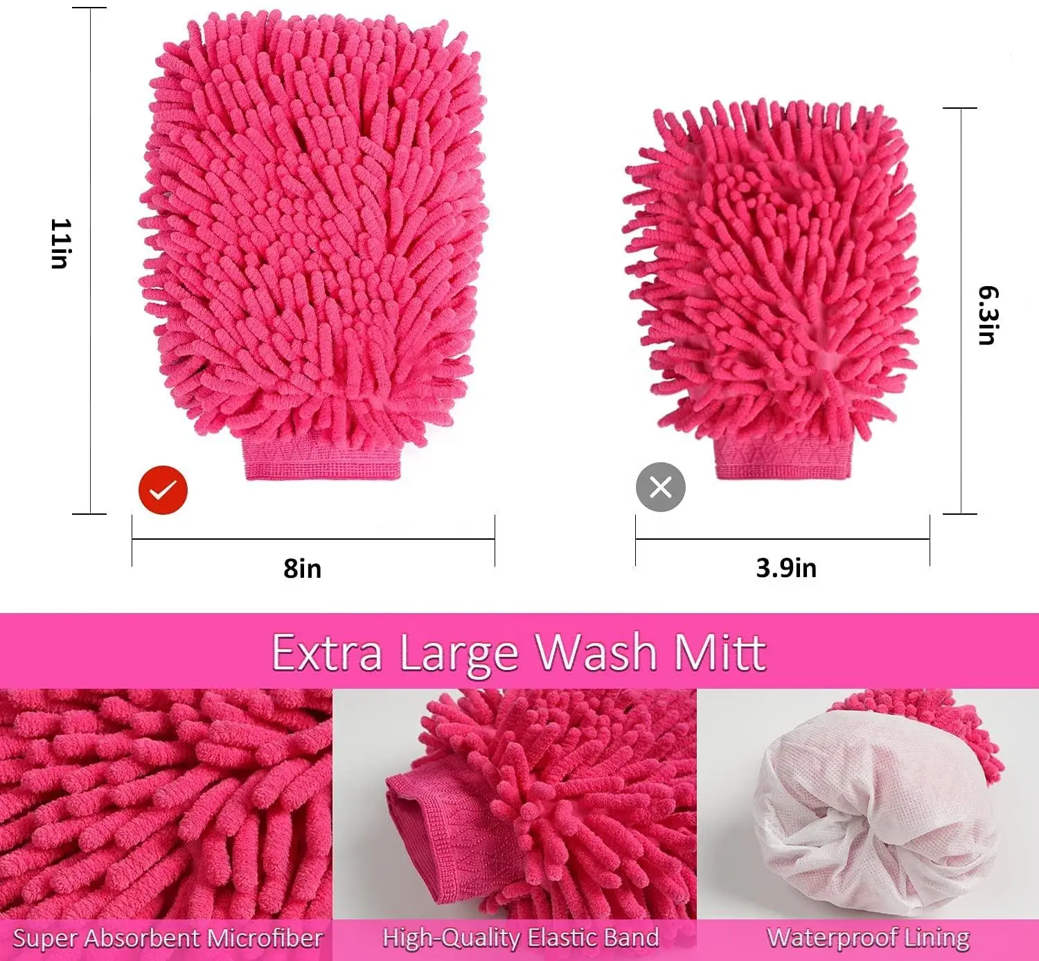 31pcs Pink Car Cleaning Kit Set Car Wash Kit With Canvas Bag Cleaning Gloves Other Car Cleaning Tools