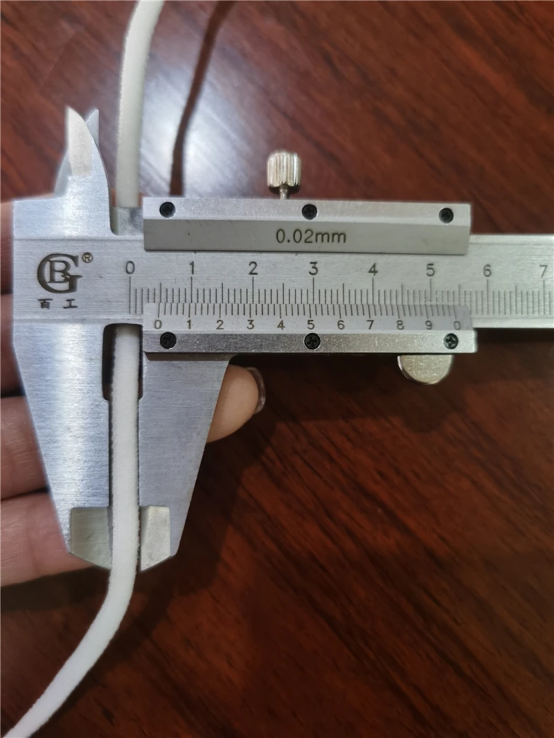 
Manufacturer Flat Earloop 4mm 5mm White color Polyester Spandex Flat Elastic ear tie Disposable earloop 