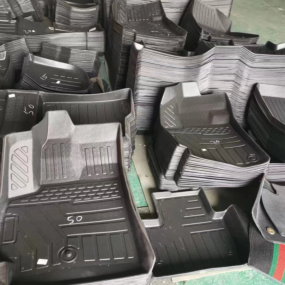 Muchkey All Weather Non Skid Custom Car Rubber Mats Car Flooring 5D TPE Car Floor Mat For KIA Sportage 2023 2024 Accessories