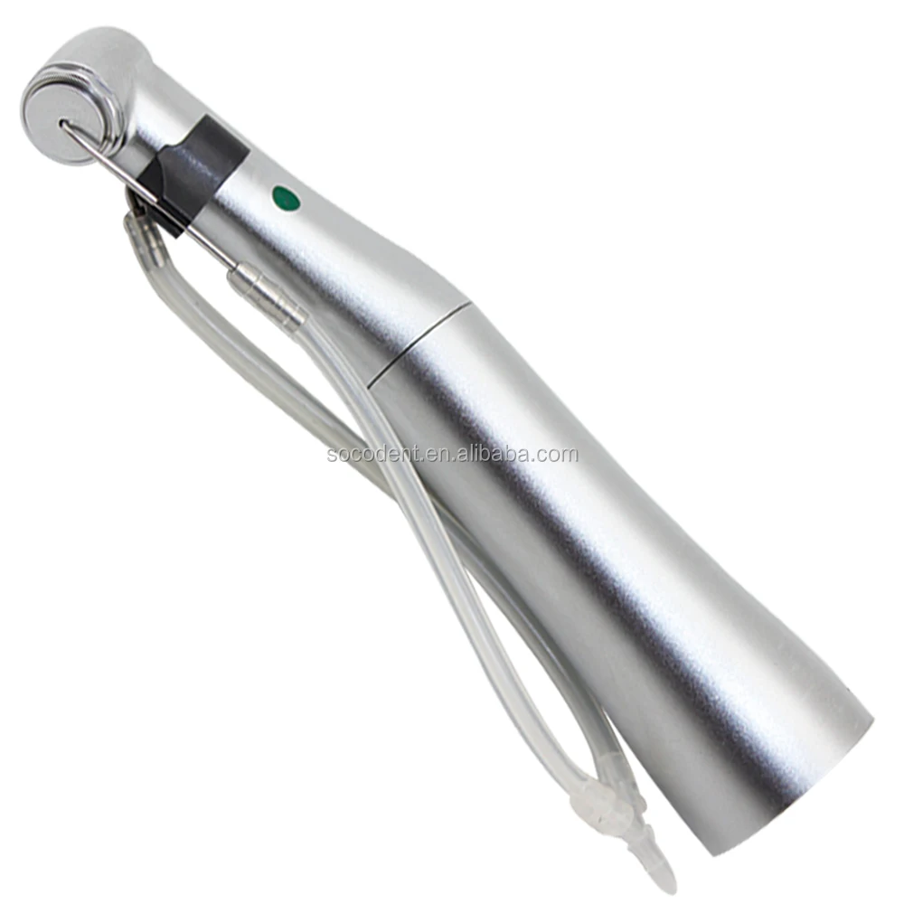 SOCO Dental implants products push botton contra angle 20:1 reduction spray outer water handpiece for implant