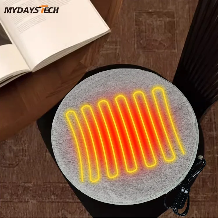 Мягкая плюшевая подушка на сиденье Mydays Tech для автомобиля офисного дивана