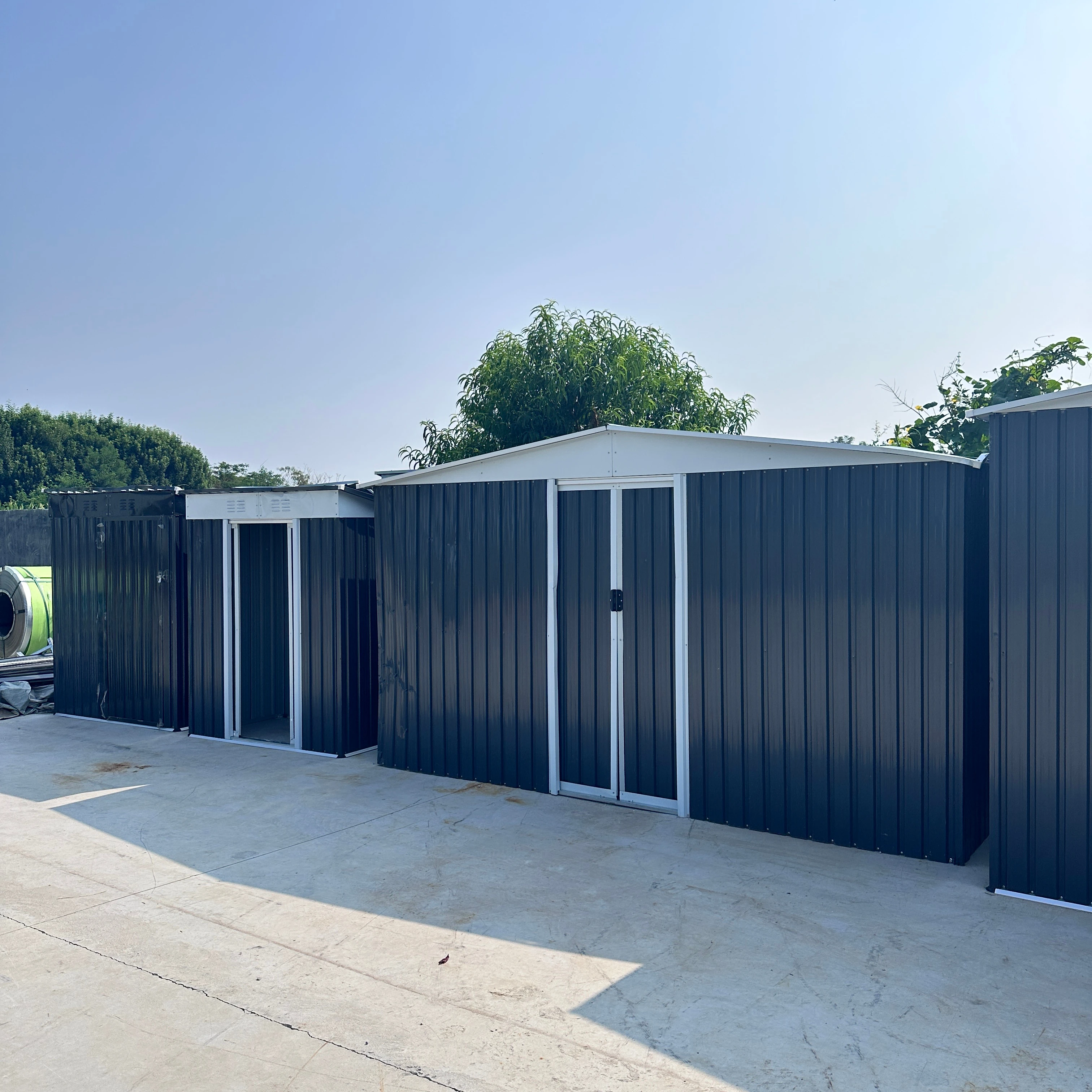 Wholesale Metal Wooden Color Shed For Garden Storage