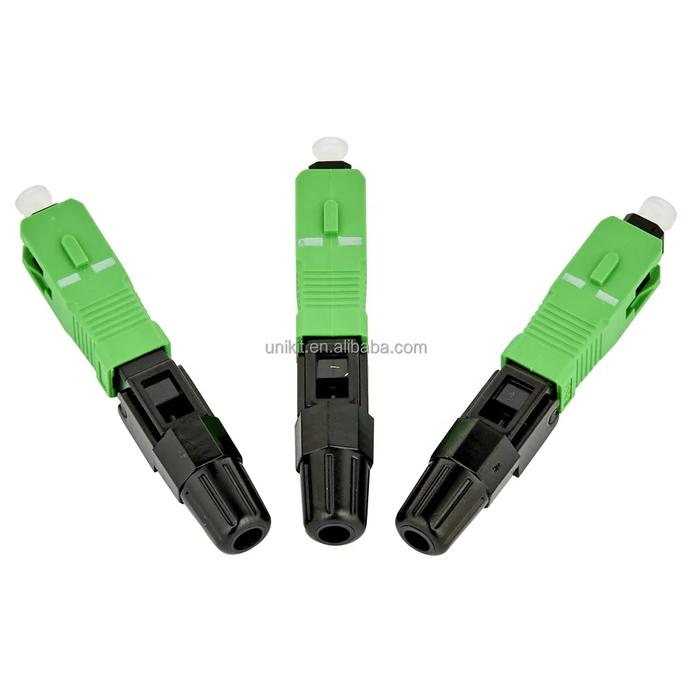 Китайский производитель UNIKIT FTTH, быстрый коннектор SCAPC, сборка на месте, проверка высоких и низких температур, волоконно-оптический Быстрый коннектор