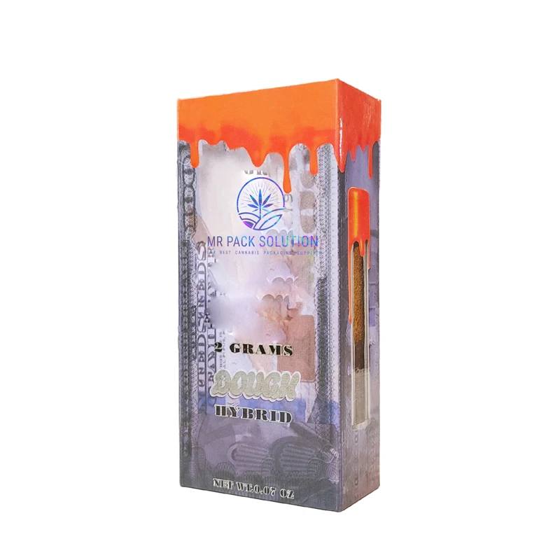 China Wholesale Pre Smell Proof Roll Magnet Flip Cover Good Quality Custom Packaging Paper Box Pack