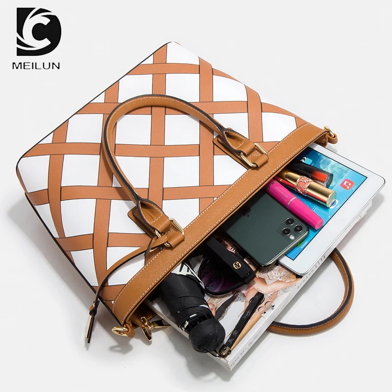 High quality fashion women large tote bags full printed handbag set with low MOQ