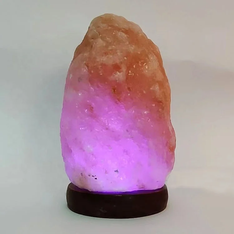 Kangshun USB Salt Lamp Natural Himalayan Salt Lamp Night Light for Office Home Deco Gift