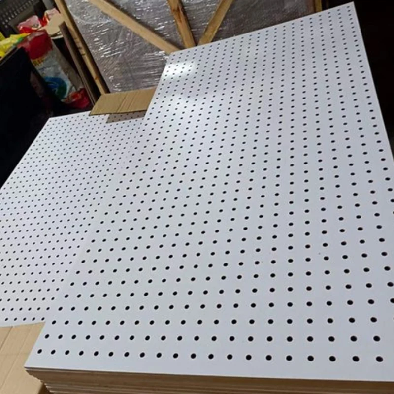 Holed melamine mdf MDF with hole MDF peg board