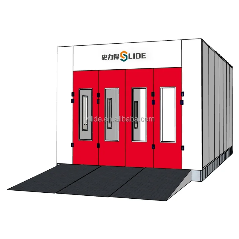 SLD cabina de pintura automotriz la pintura del coche water based paint spray booth