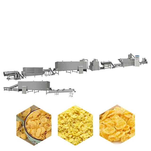 Cost-effective Industrial Breakfast Cereal Corn Flakes Making Machinery Equipment