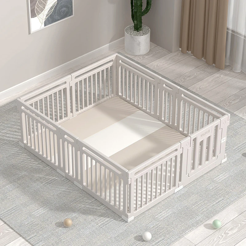 Factory Price Folding Wooden Playpen Baby Safety Fence Wood Baby Playpen