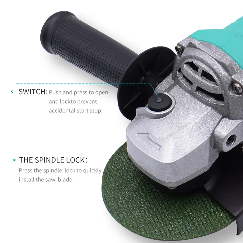China 21v  professional manufacture 100mm mini electric angle grinder power tool cordless angle grinder