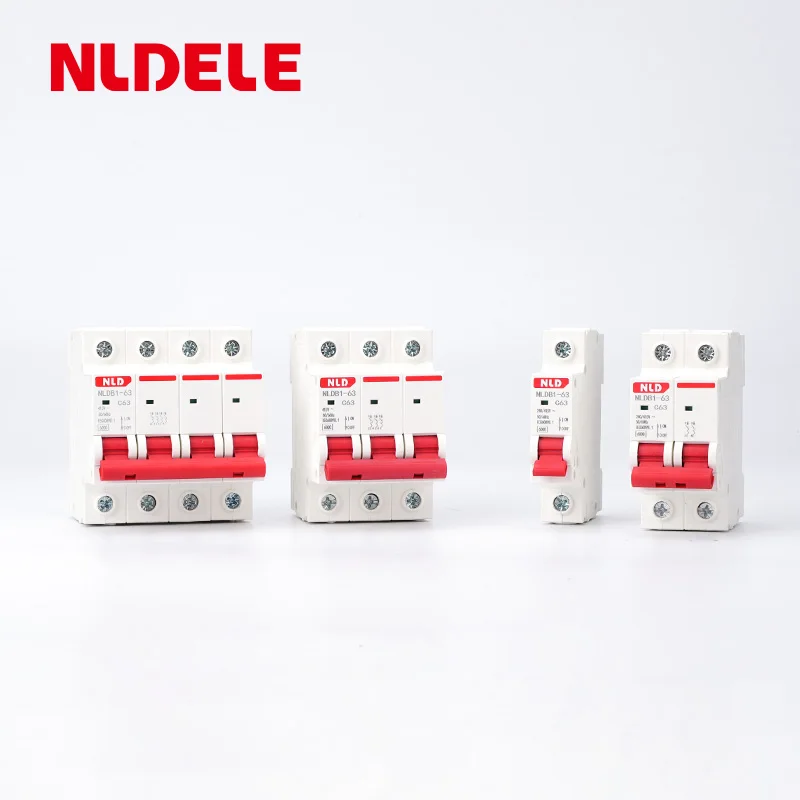 2023 Professional Miniature Circuit Breaker Manufacturer AC DC DZ47-63 1P 1- 63 Amp Mini MCB Switch rccb/rcbo/elcb/mcb/mccb