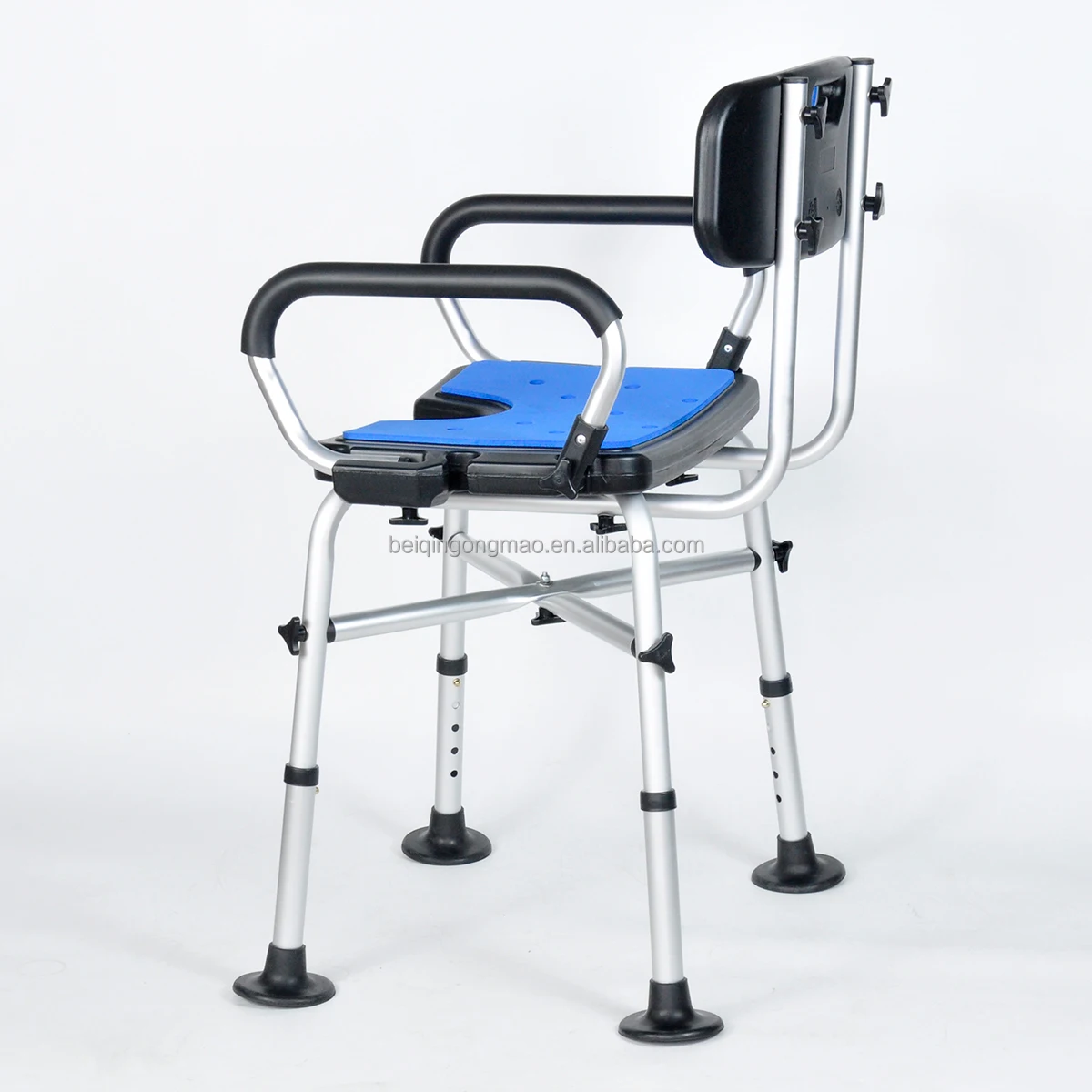 BQ403GA Medical bathroom chair with Armrests and Back for the elderly disabled shower safety chair for seniors