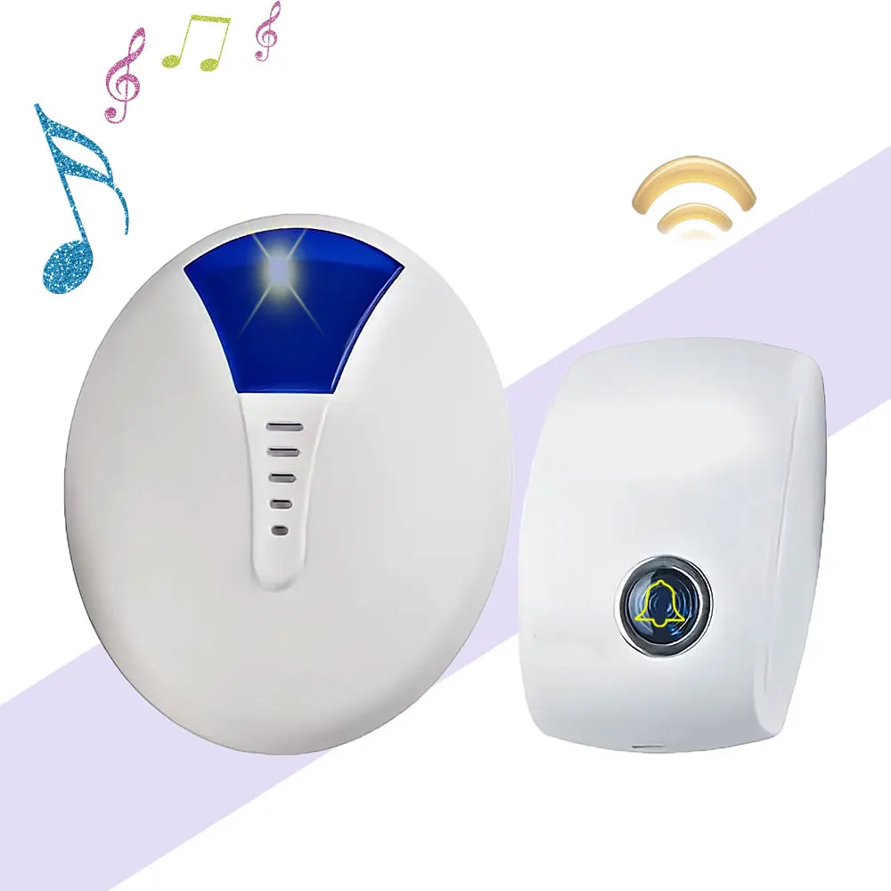 XINHUI Door Bell Ring Call Battery 100M 36 music Electric Waterproof Chime Wireless DoorBell For Home