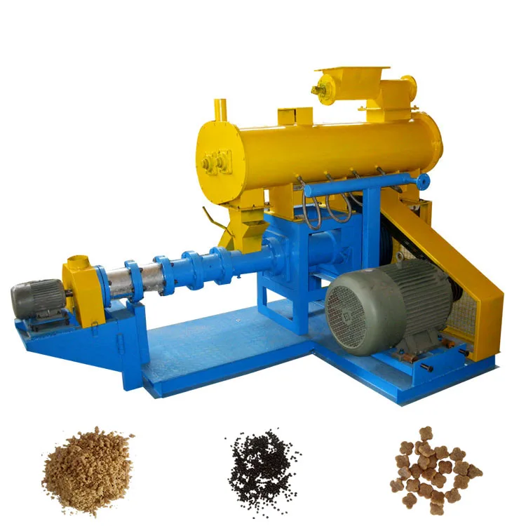 top quality Aquaculture Shrimp Crab Corn Bone Flour High Protein Electric Wild Fish Feed Pellet Machine