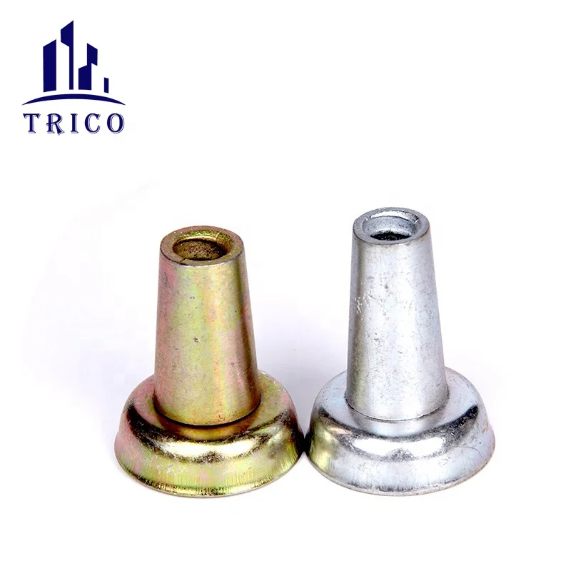 Concrete Formwork Tie Rod System 15/17mm Galvanized Casting Steel Climbing Cone Nut