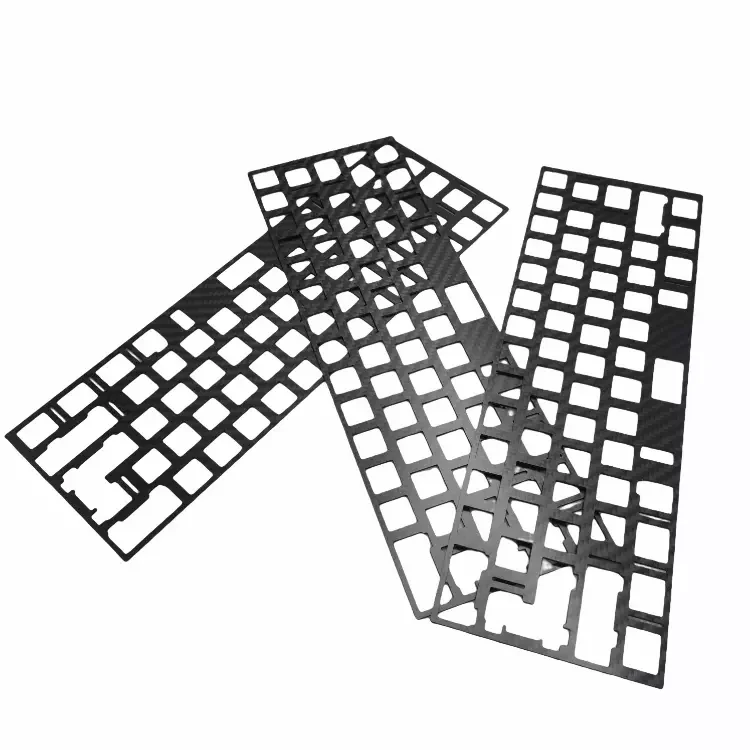 High Quality Custom Finely Processed Carbon Fiber Keyboard Custom Carbon Fiber Sheet Plate