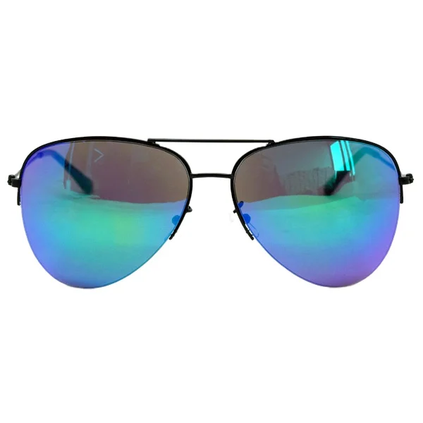 2022 Hot Seller Half Frame Mirror Avait Sun Glasses Italy Design CE Cat 3 UV400 Men Sunglasses