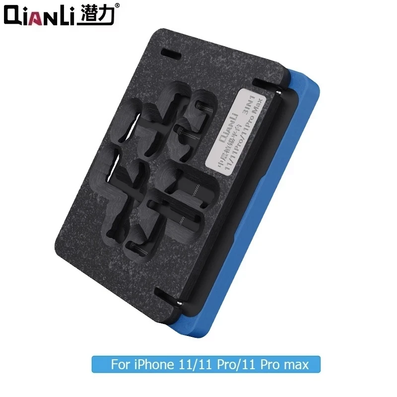 Qianli Middle Frame BGA Reballing Platform For X-14 Plus 13 Mini Pro Motherboard Tin Template Soldering Fixture tool