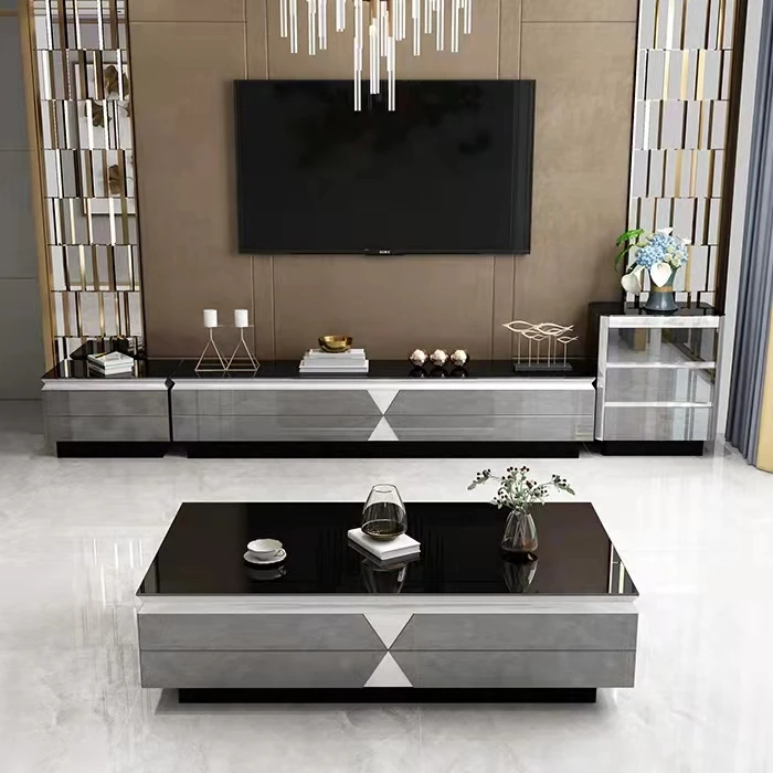 coffee table modern coffee table modern mirror coffee table tempered glass top stainless steel +MDF+ solid wood frame