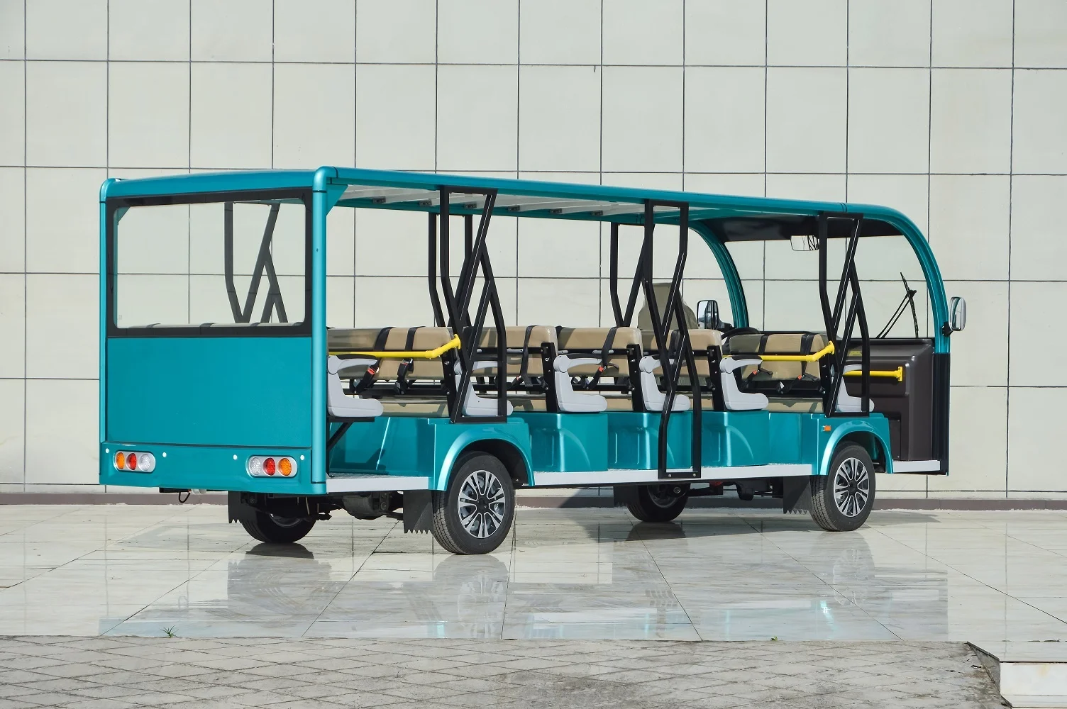 New model 23 seats Electric Tourist Bus Shuttle Bus