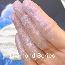Wholesale Factory Manufacture Various Diamond Series Glitter Shimmer Pearlescent Pigment Powder Highlighter Makeup