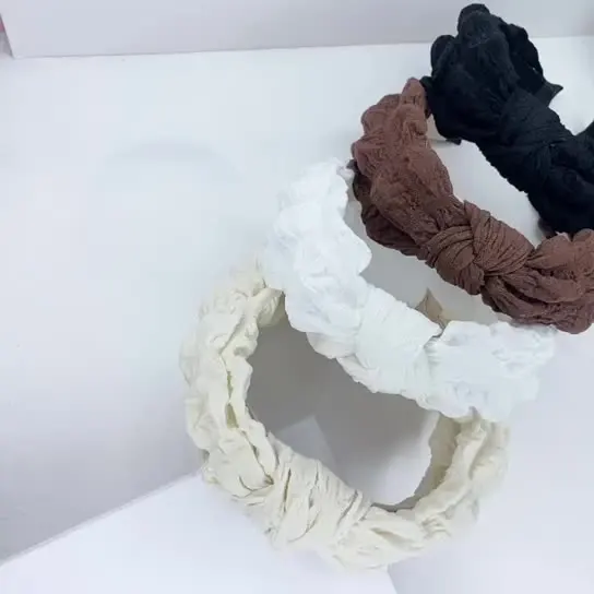 New Design Customized Winter Hairband wide brimmed soft headband accessories