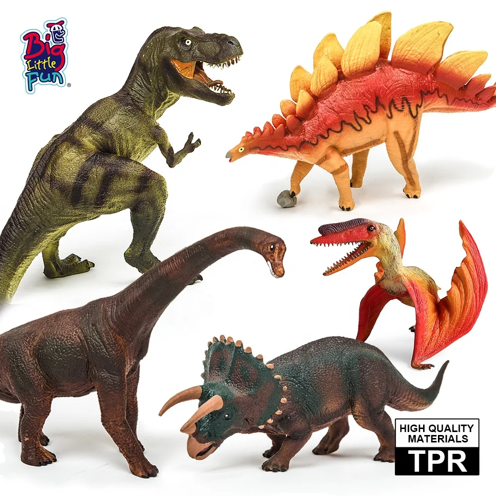 TPR squeeze wild animal dinosaur figures new soft stress toys