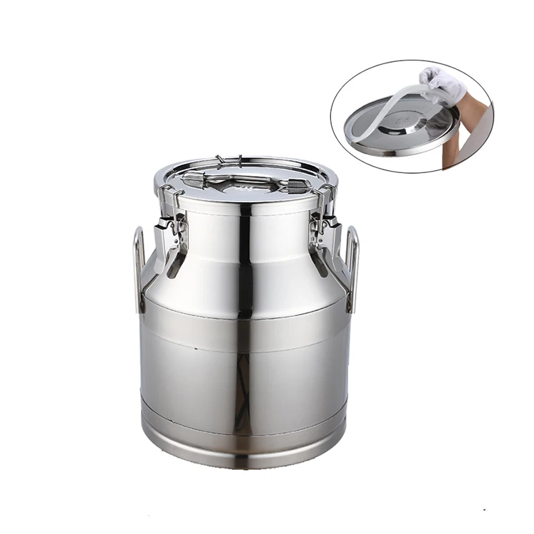 OEM ODM stainless steel 15L-61L cow goat melasty milking machine single bucket