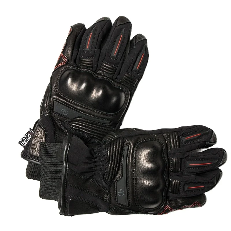 Перчатки мотоциклетные мужские зимние утепленные, водонепроницаемые теплые митенки для езды на мотоцикле и мотокроссе с поддержкой сенсорных экранов