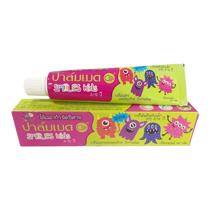 Children fluoride toothpaste custom kids toothpaste brands