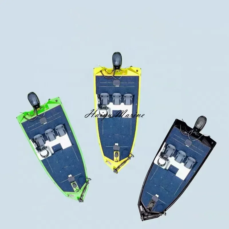 High performance aluminum fishing bass boat with wider platform and huge live tank